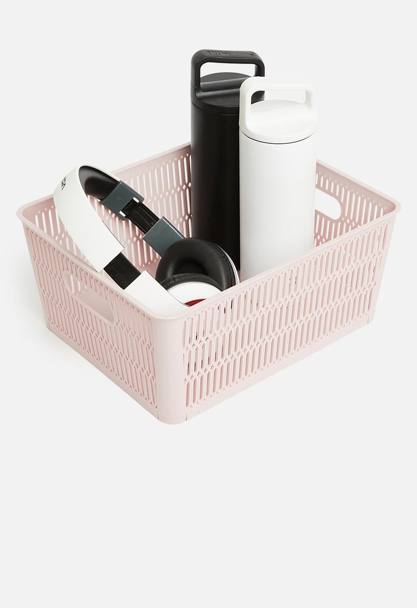 Storage Solutions - Meshy storage basket - soft pink