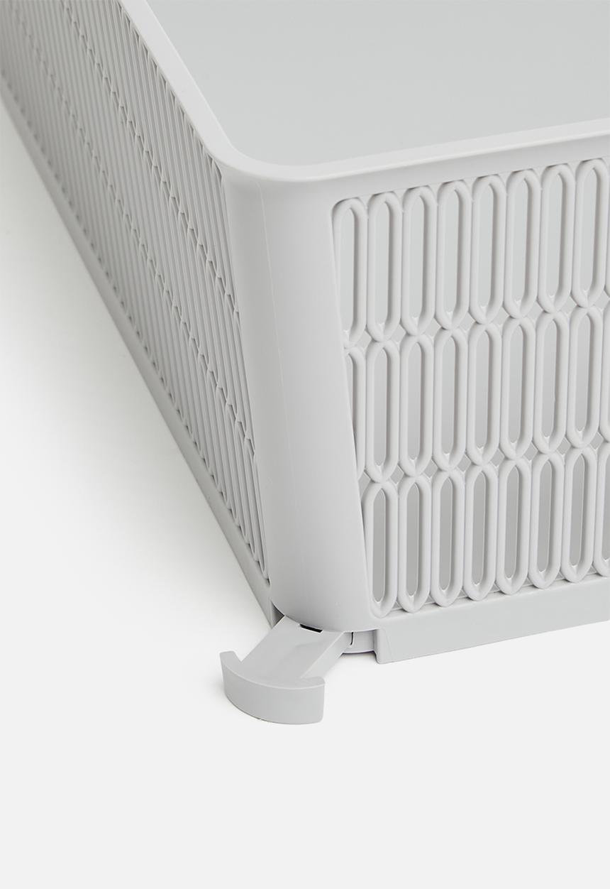 Storage Solutions - Meshy storage basket - grey