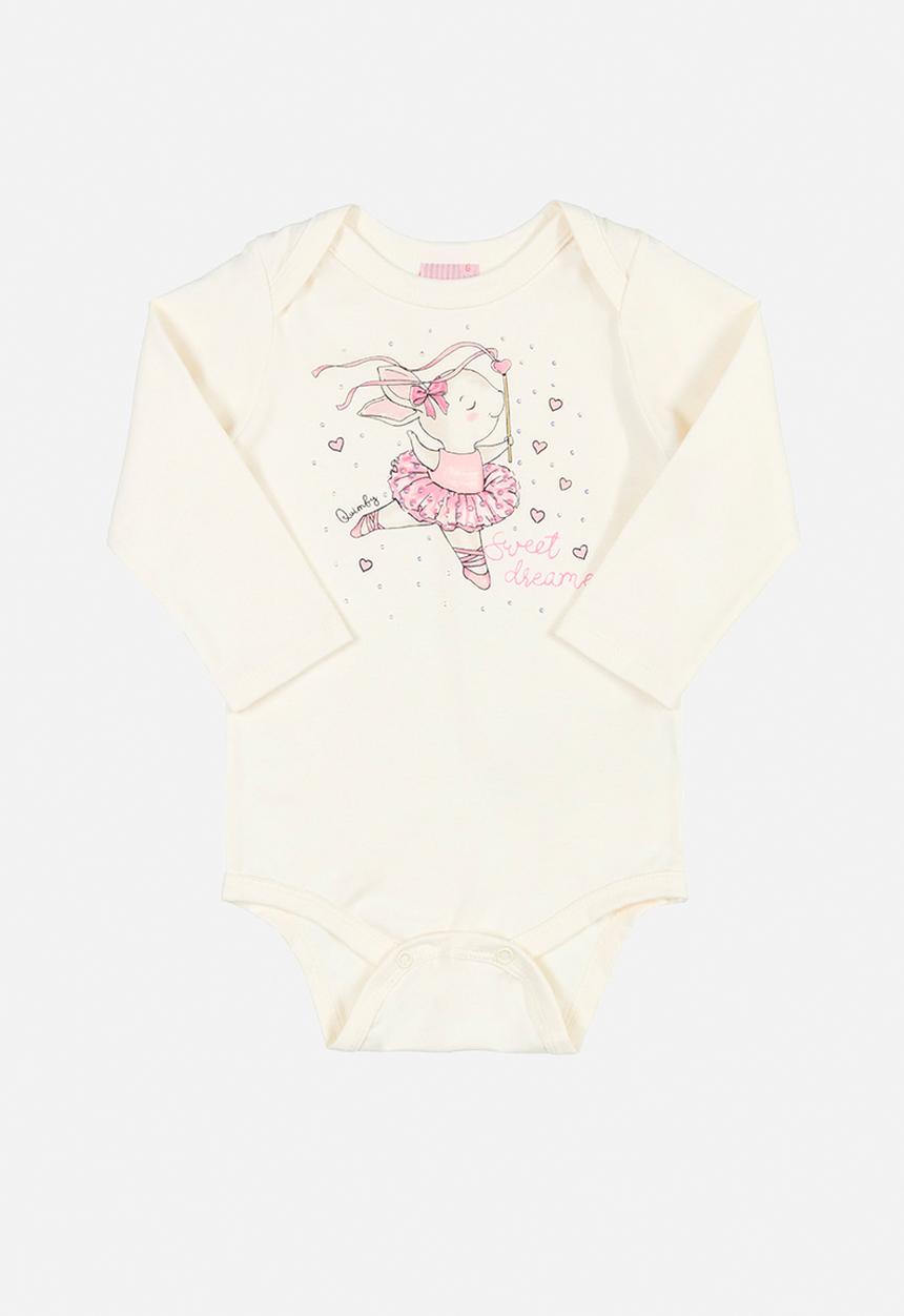 Quimby - Elastane jersey bodysuit - off white
