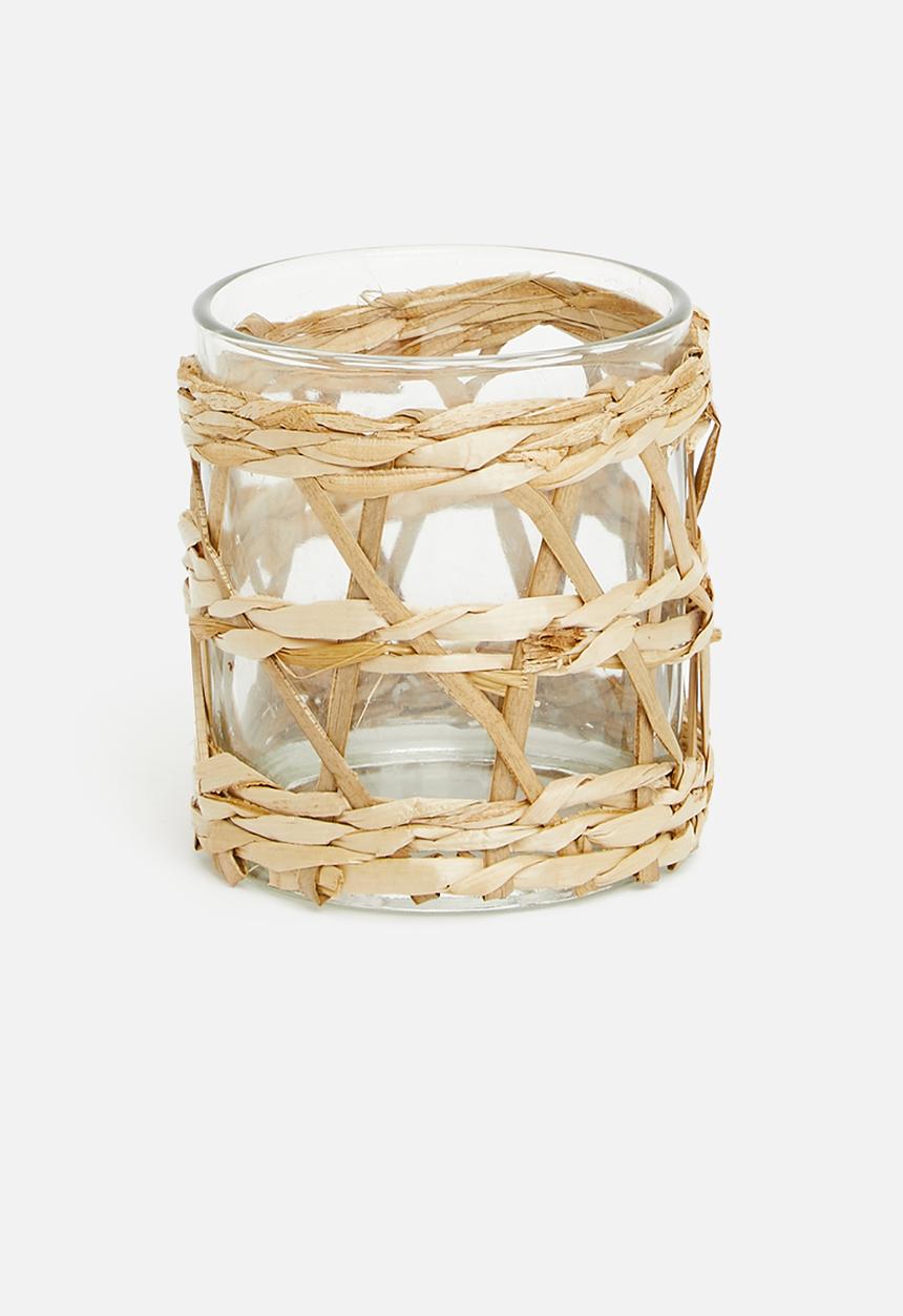 H&S - Willow tealight holder - natural