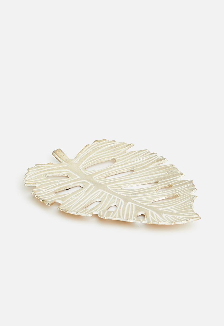 H&S - Monster plate - gold/white