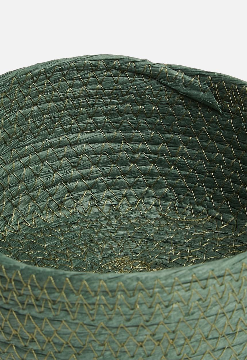 H&S - Put a lid on it basket set of 3 - green