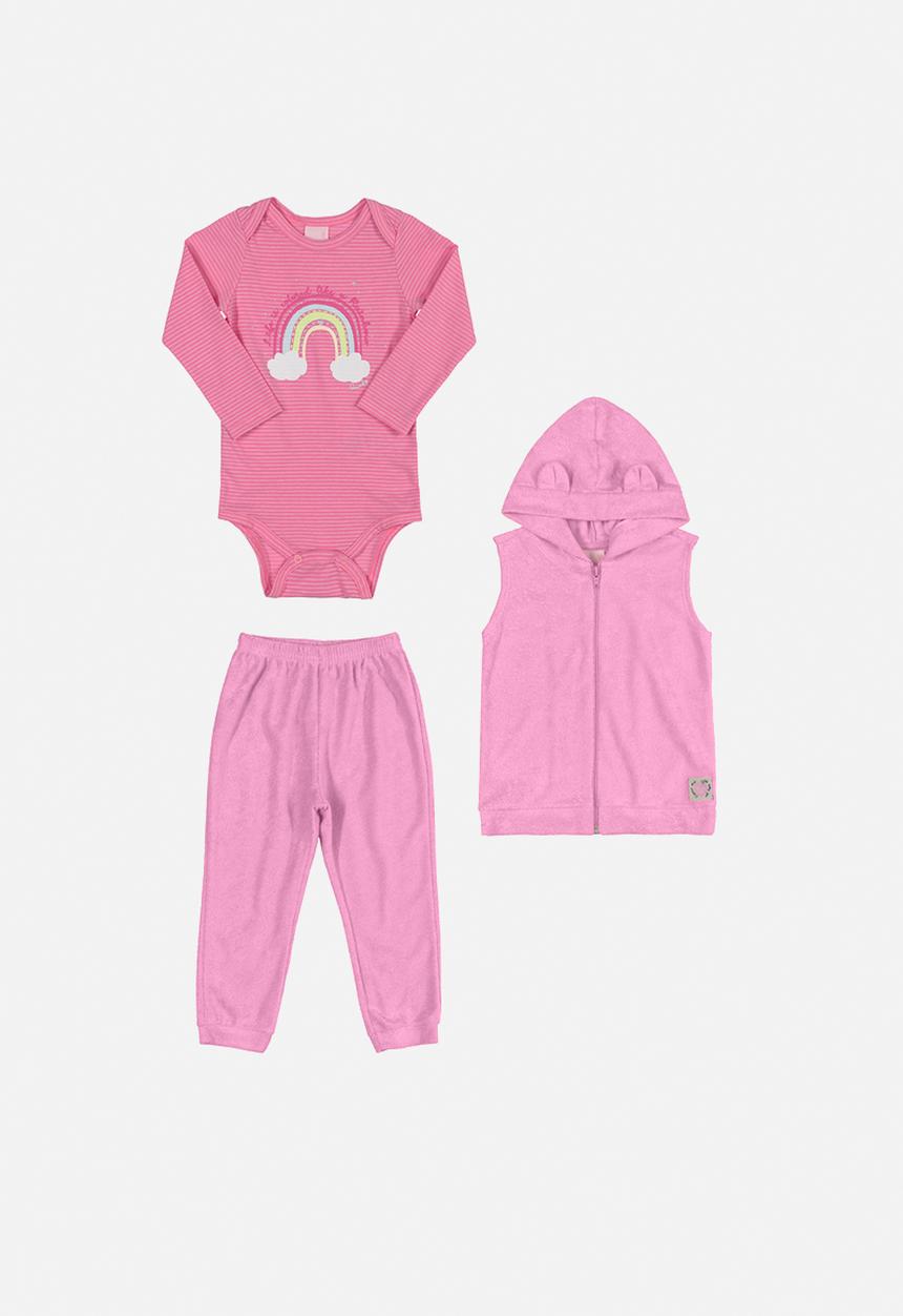 Quimby - Rainbow set - pink