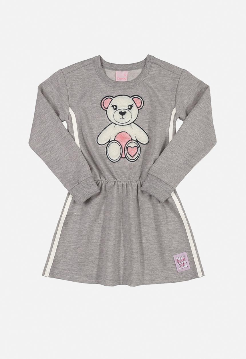 Quimby - Teddy sweat dress - grey