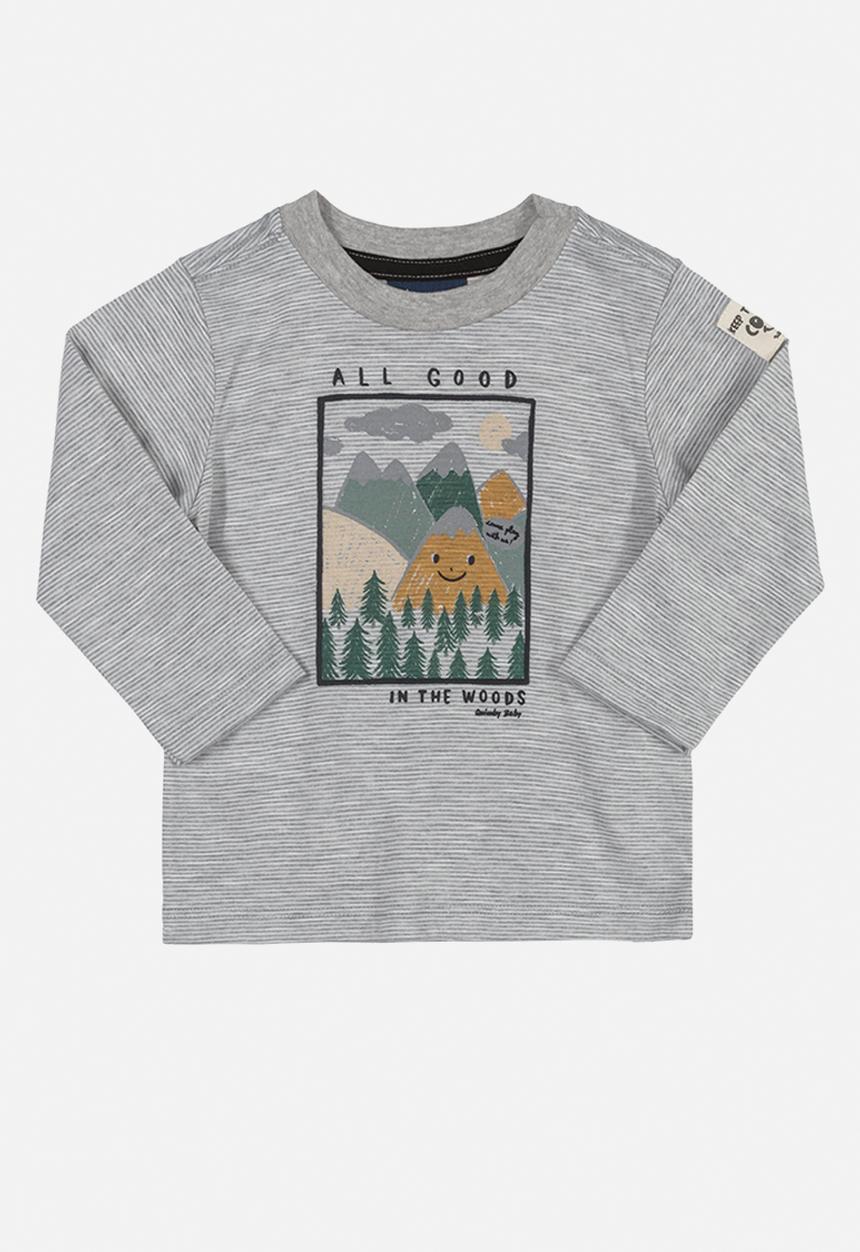 Quimby - Yarn dyed single jersey T-shirt - grey