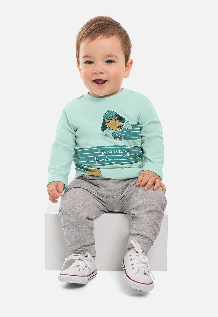 Quimby - Single jersey T-shirt - light green