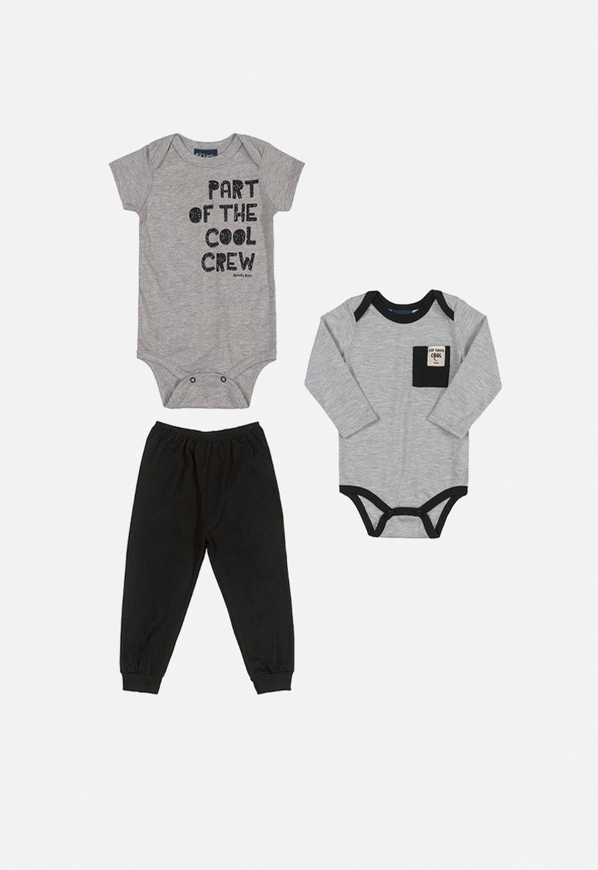 Quimby - Cool crew set - grey