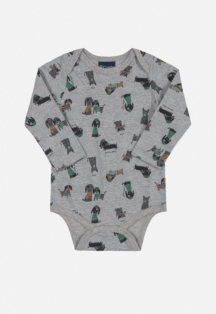 Quimby - Single jersey bodysuit - grey