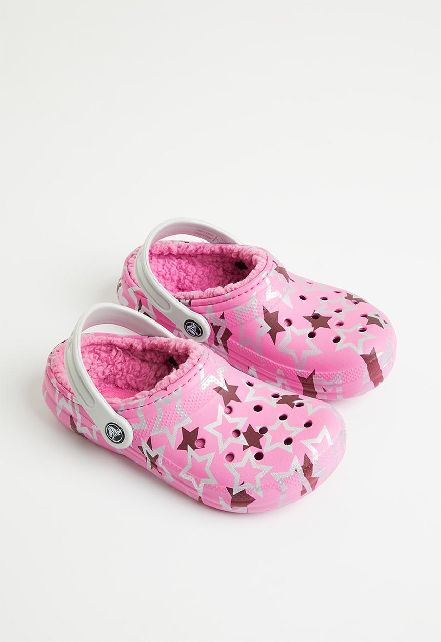Crocs - Classic fuzz lined clog - taffy pink/multi