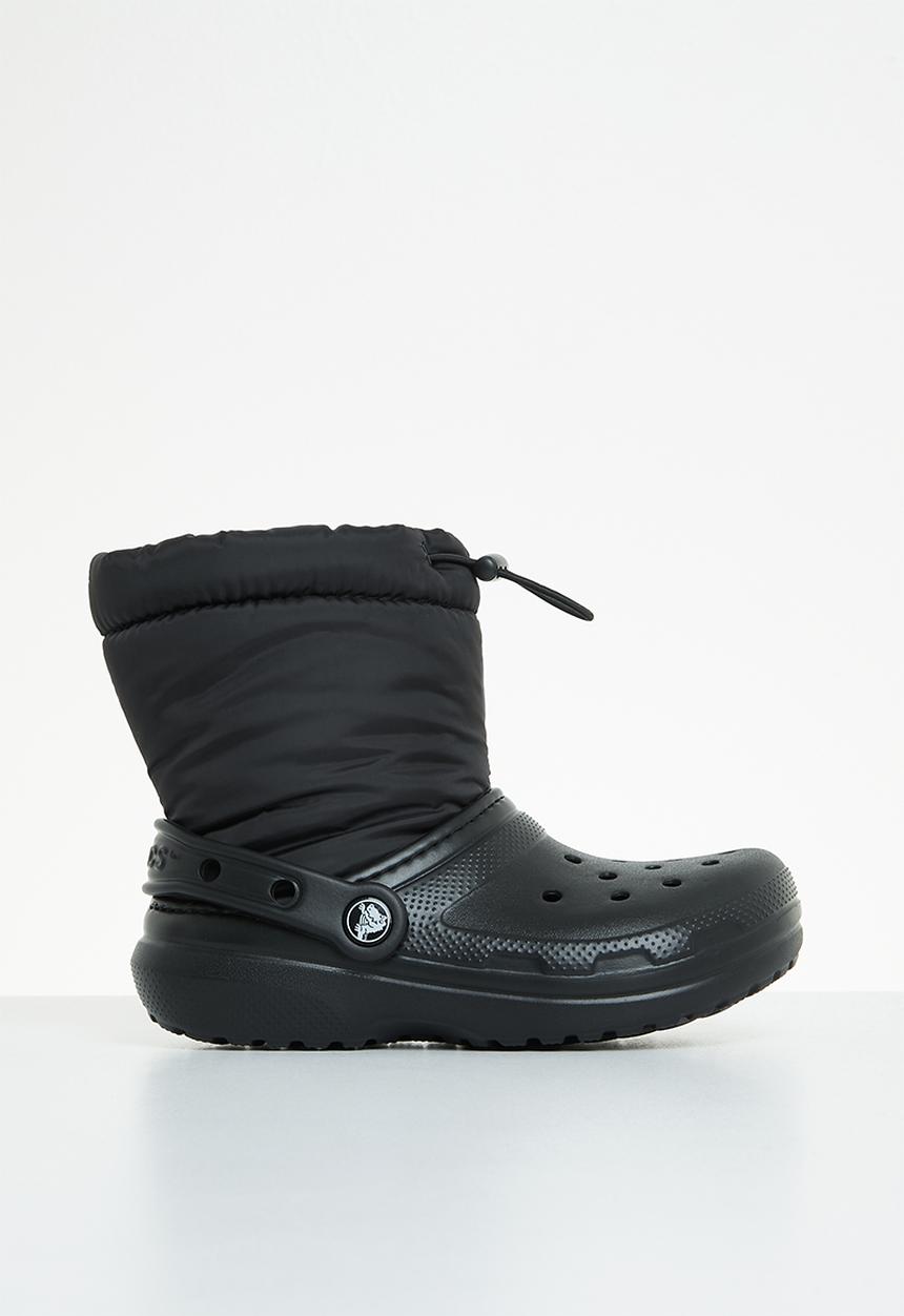 Crocs - Classic lined neo puff boot k - black