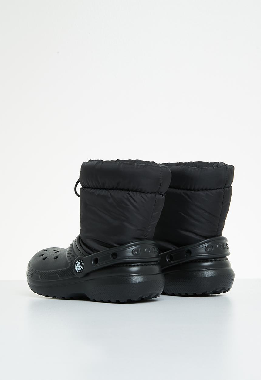 Crocs - Classic lined neo puff boot k - black