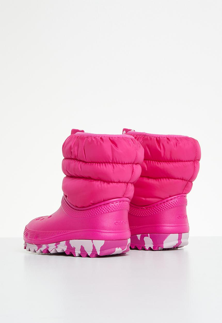 Crocs - Classic neo puff boot t - candy pink