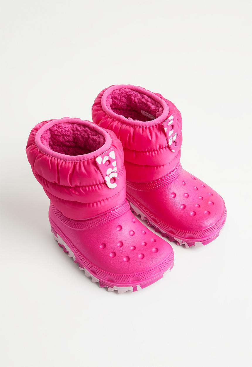 Crocs - Classic neo puff boot t - candy pink