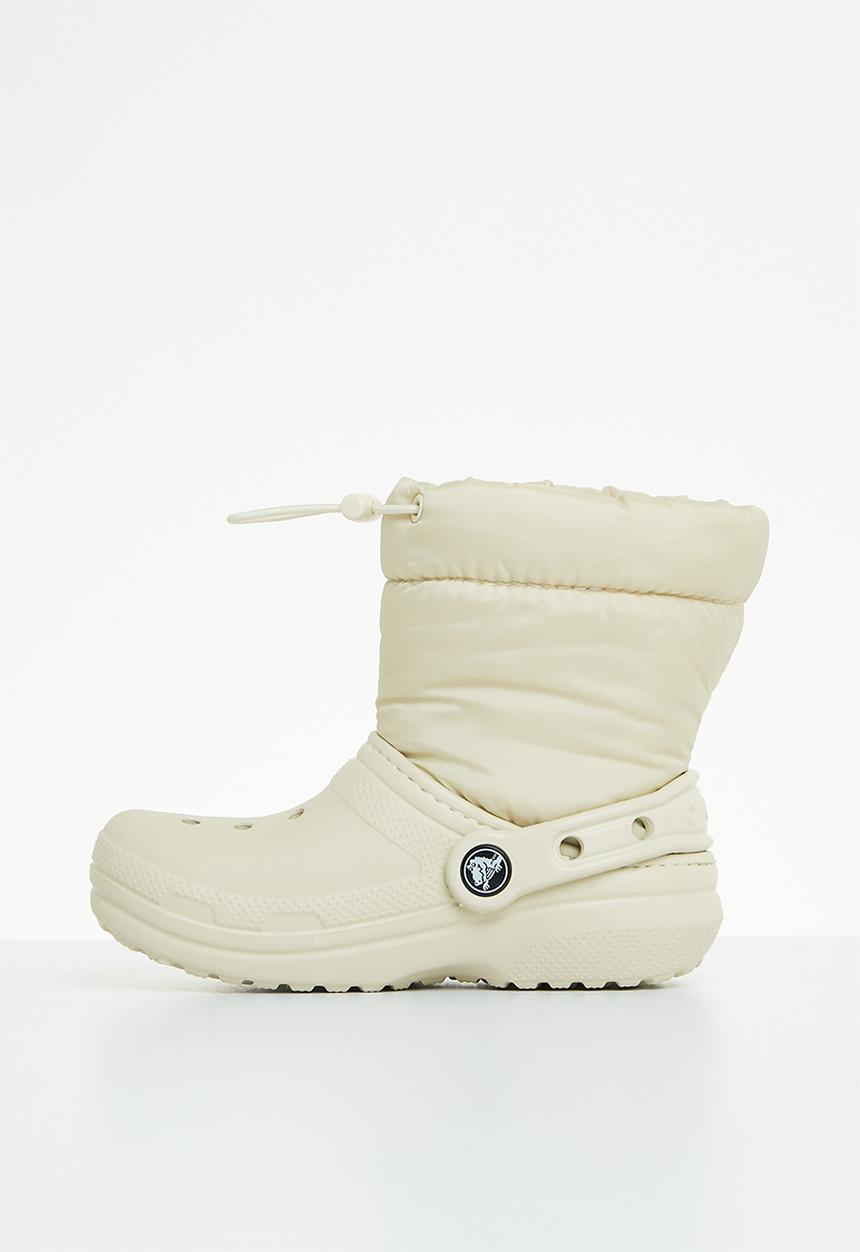Crocs - Classic lined neo puff boot k - bone