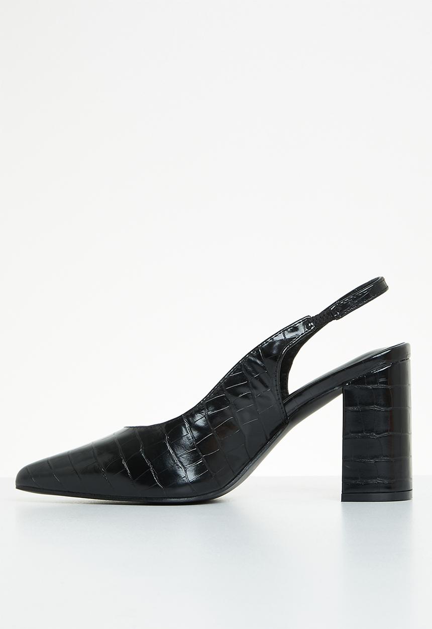 Superbalist - Daya slingback block heel - black