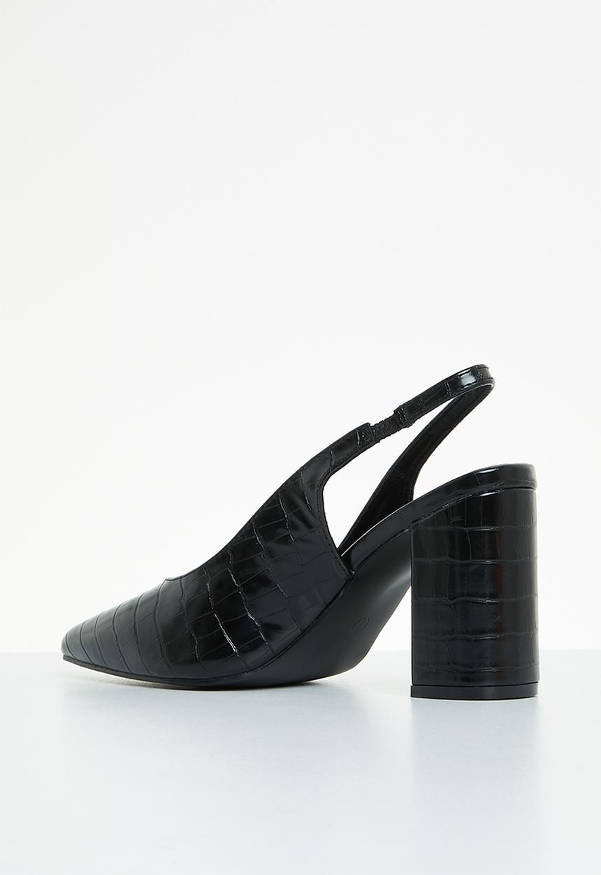 Superbalist - Daya slingback block heel - black