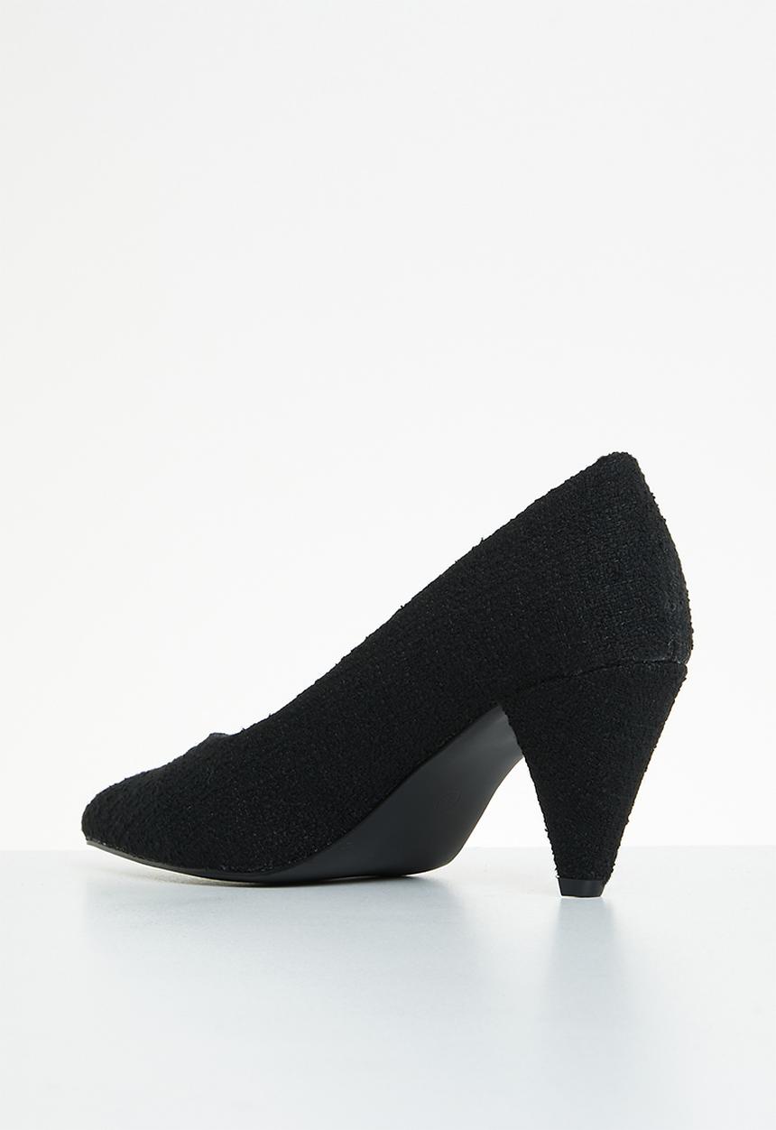 Superbalist - Thea court cone heel - black