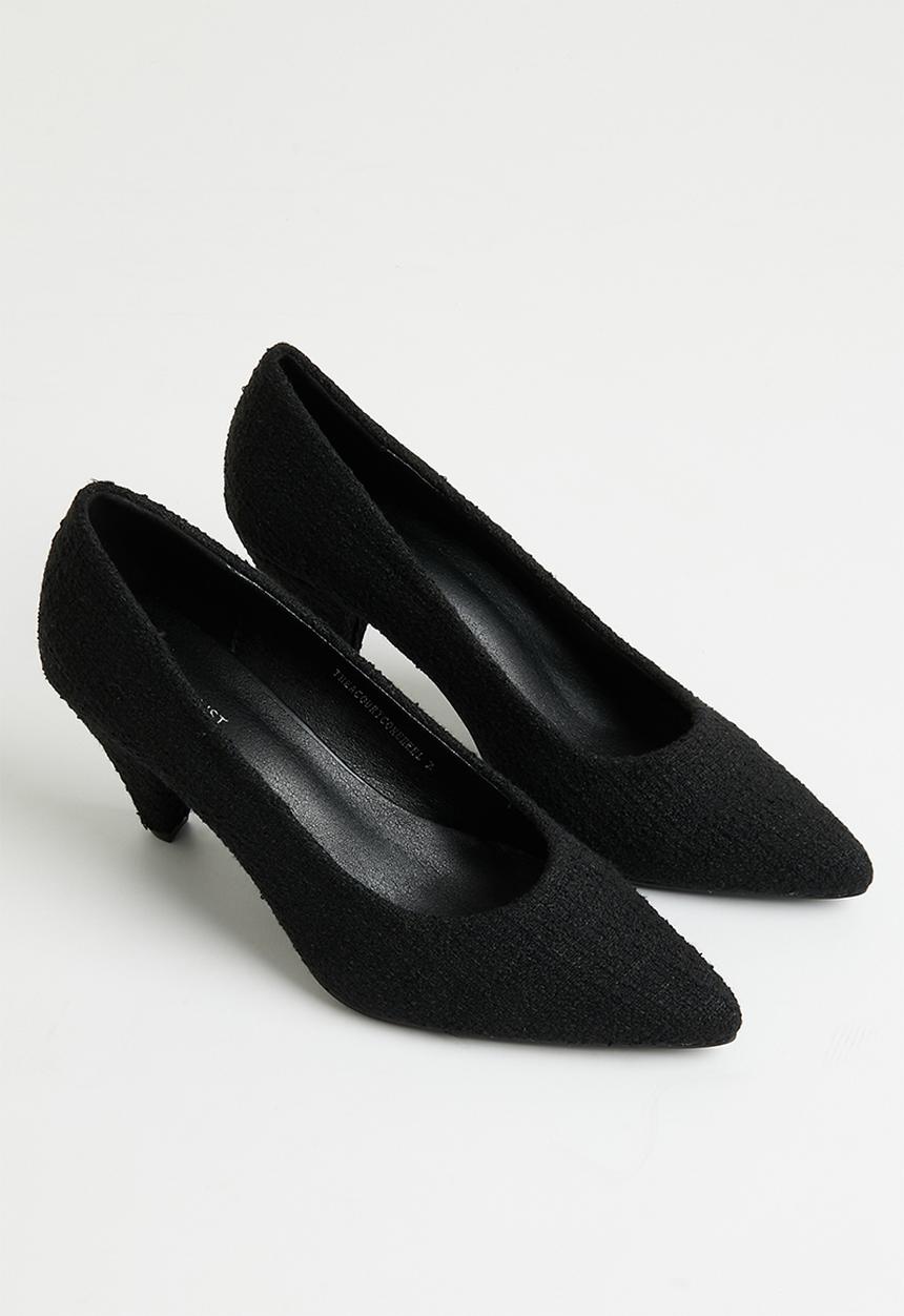 Superbalist - Thea court cone heel - black
