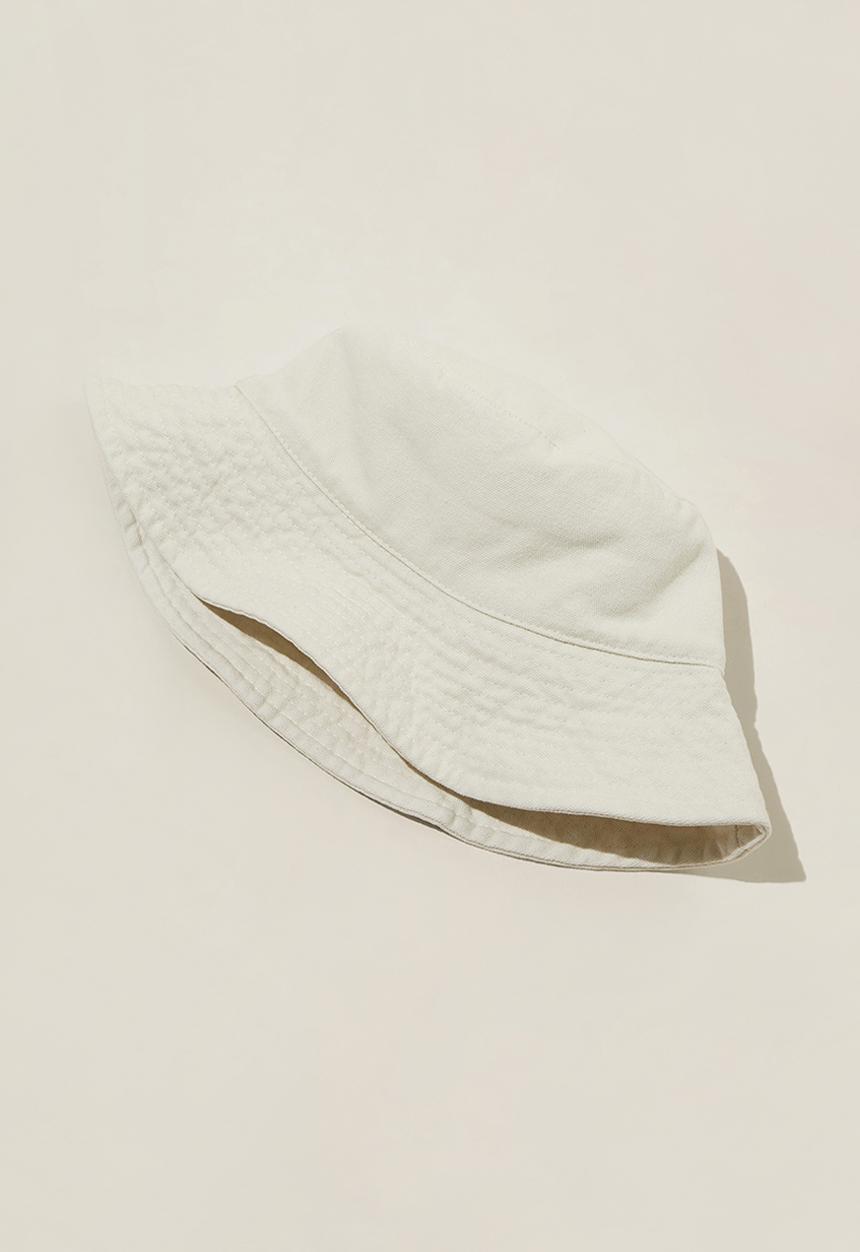 Rubi - Bianca bucket hat - ecru wash