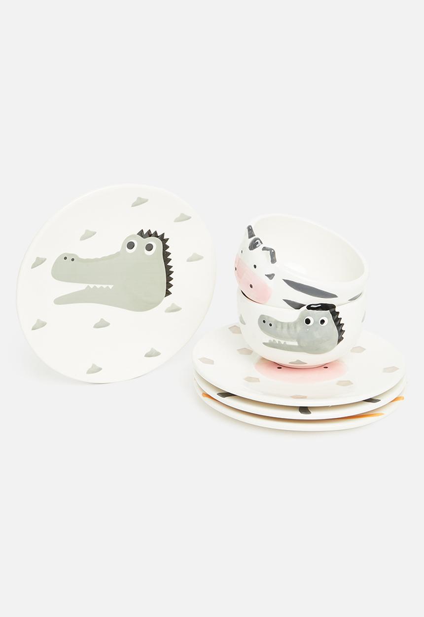 H&S - Aniplate set of 4 - multi