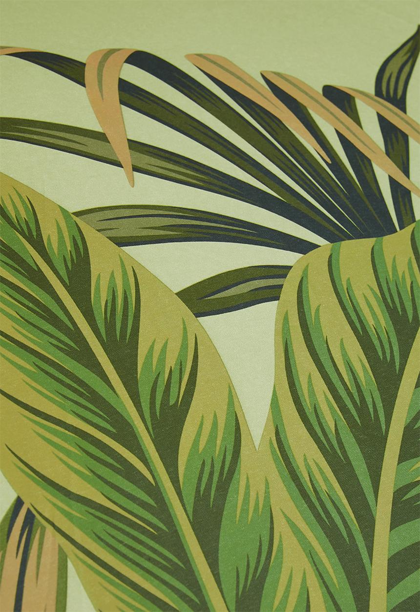 H&S - Leafy beach umbrella - green