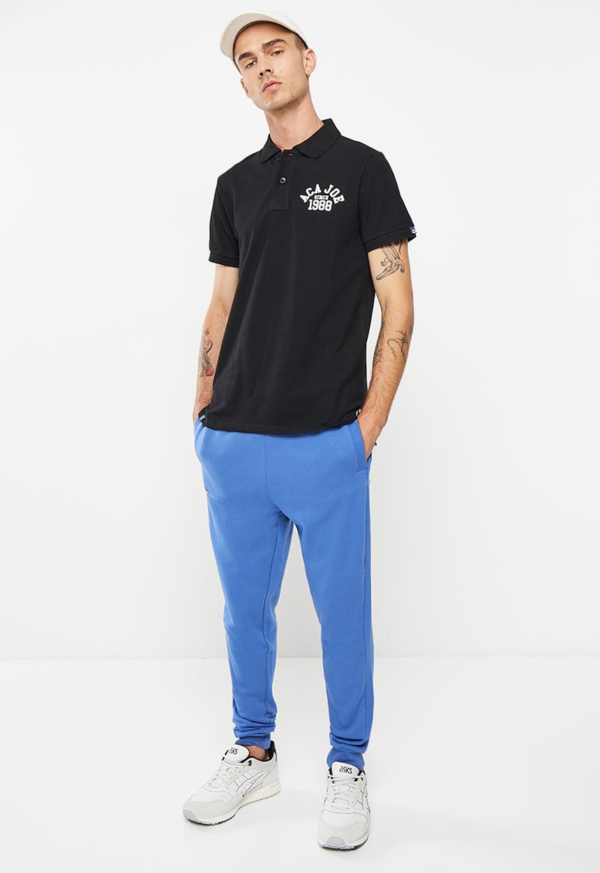 Aca Joe - Mens aca joe small logo jogger - cobalt