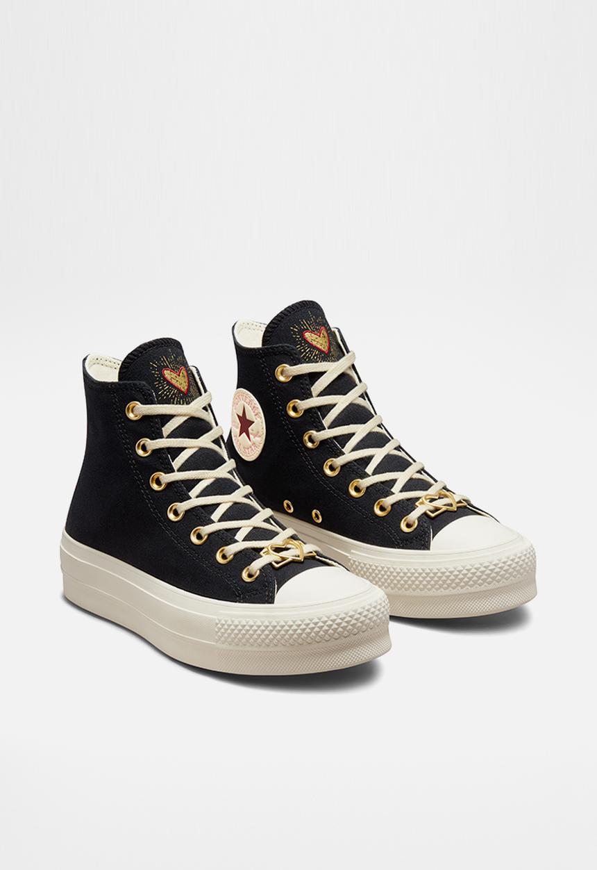 Converse - Chuck taylor all star lift - black/egret/back ally brick