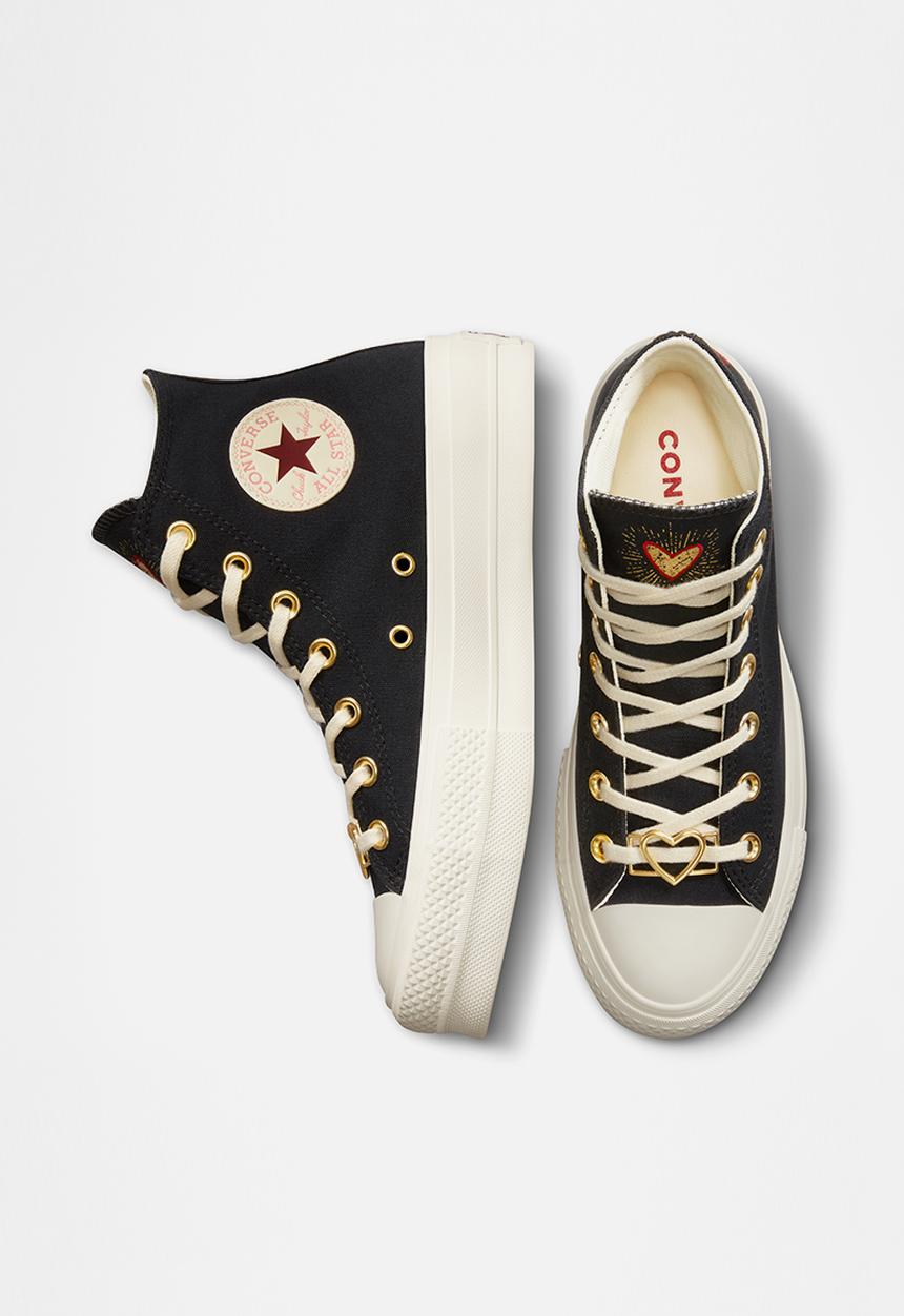 Converse - Chuck taylor all star lift - black/egret/back ally brick