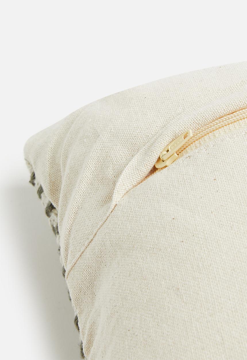 H&S - Wovy cushion- green