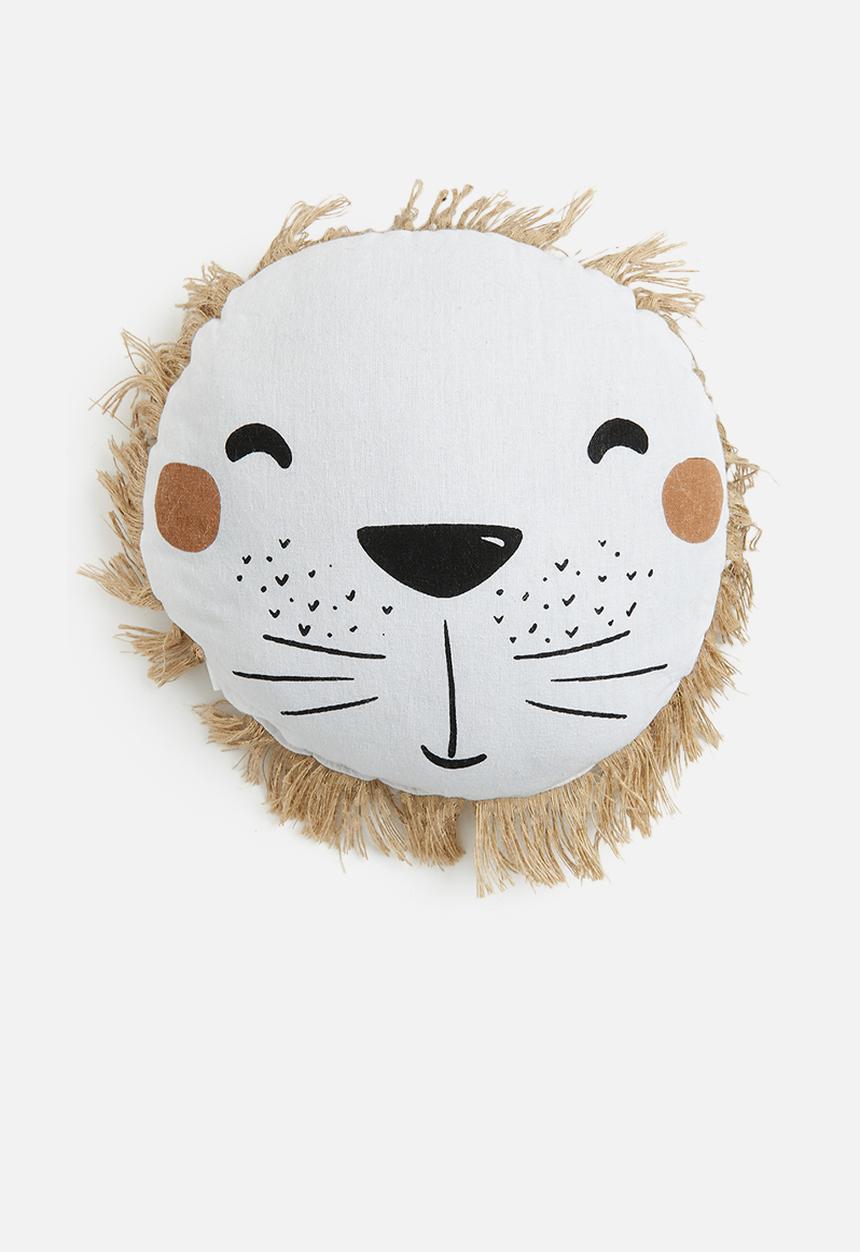 H&S - Smiley lion cushion -multi