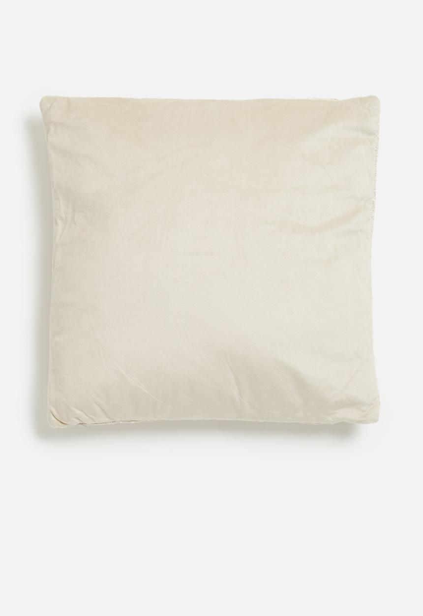 H&S - Reeno cushion cover- cream