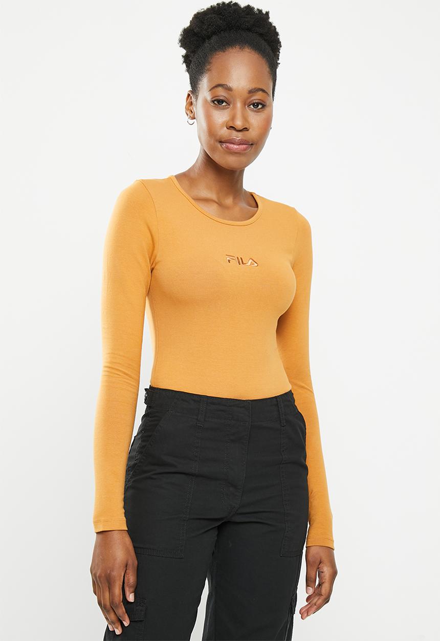 FILA - Cavalli long sleeve bodysuit - brown sugar