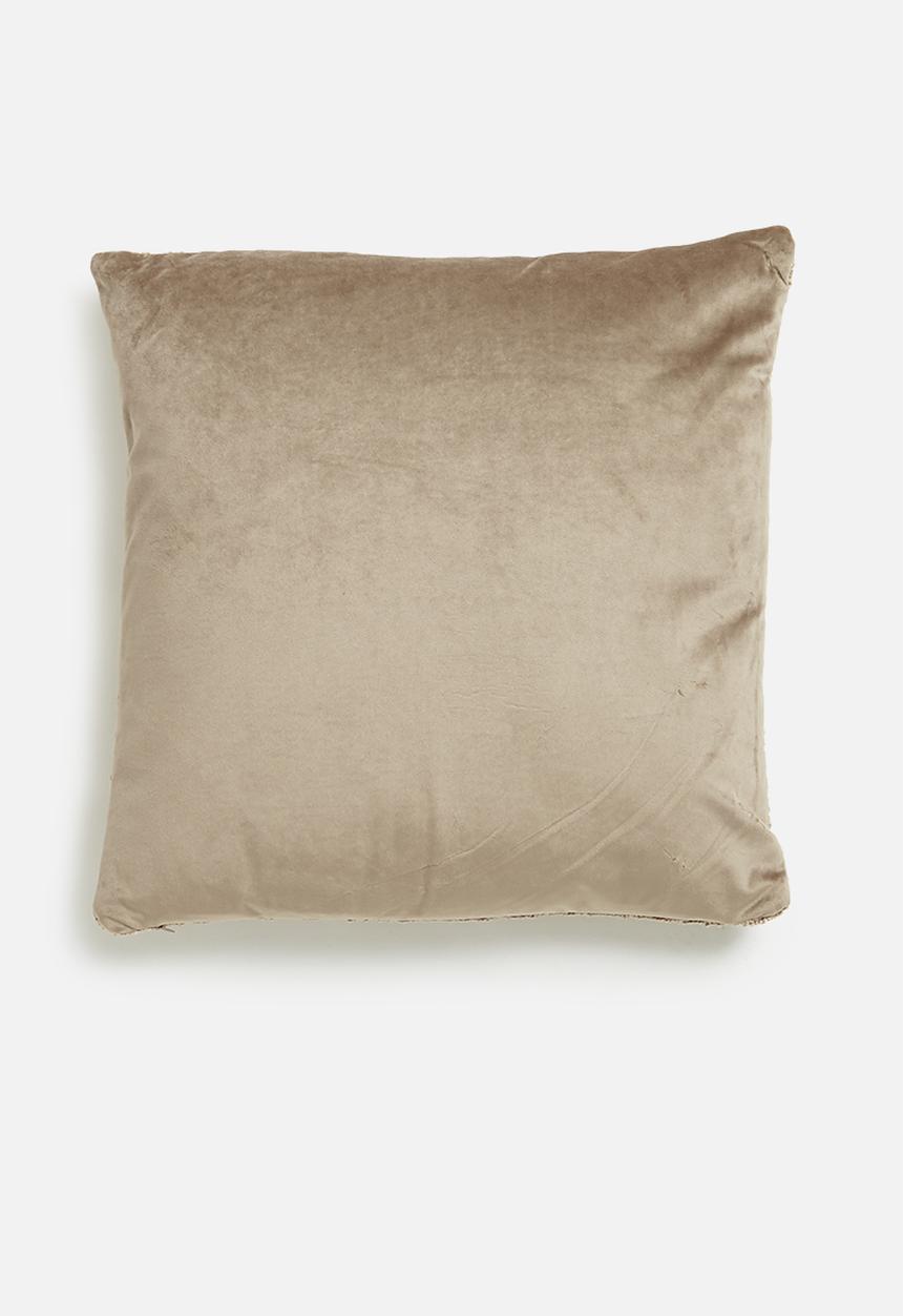 H&S - Reeno cushion cover- brown