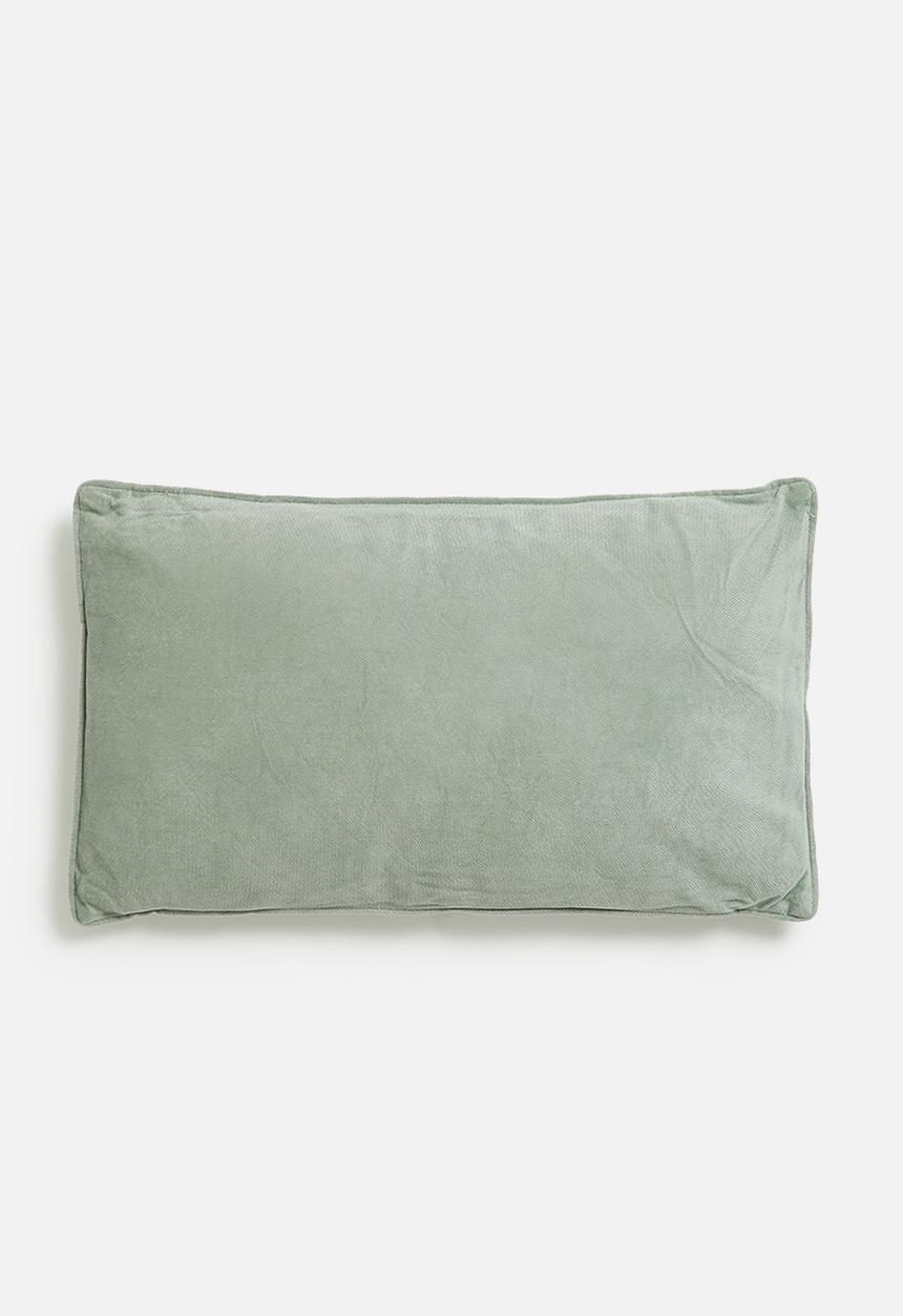 H&S - Velvet cushion -teal