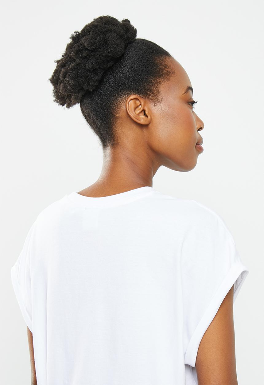 adidas Originals - Crop t lf w - white