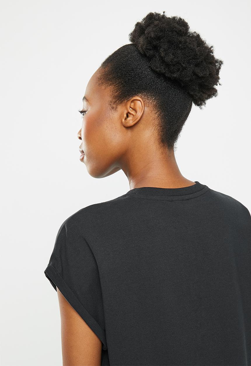 adidas Originals - Tref t dress lf w - black