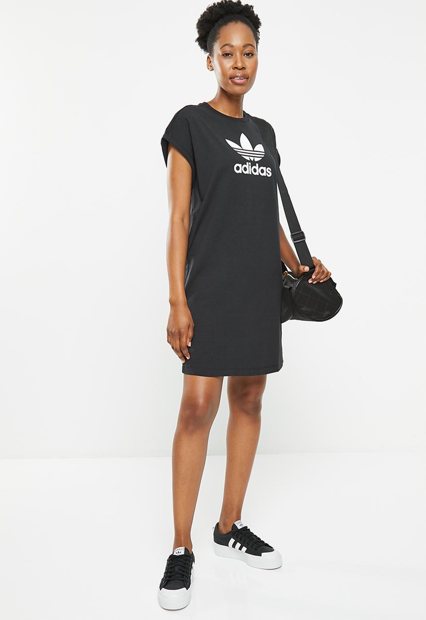 adidas Originals - Tref t dress lf w - black