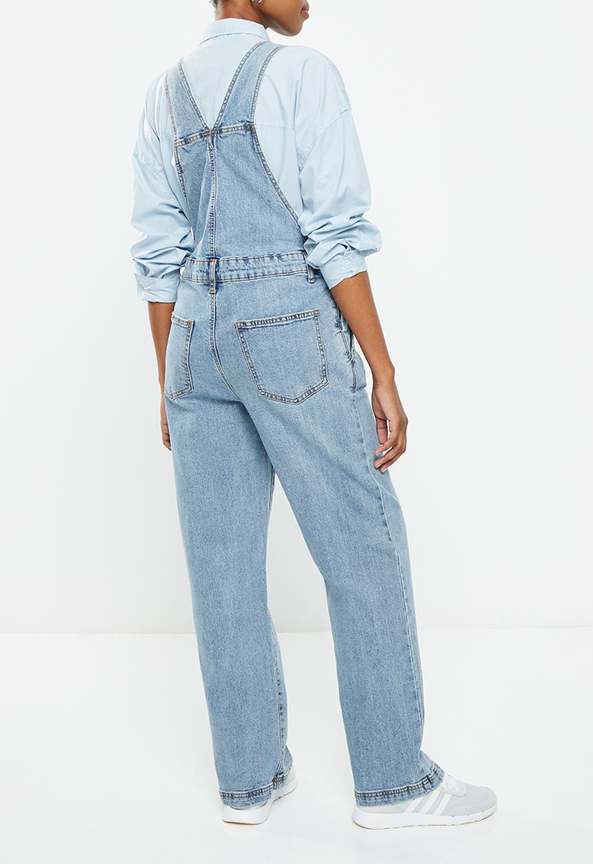 Cotton On - Maternity denim overall - rain blue