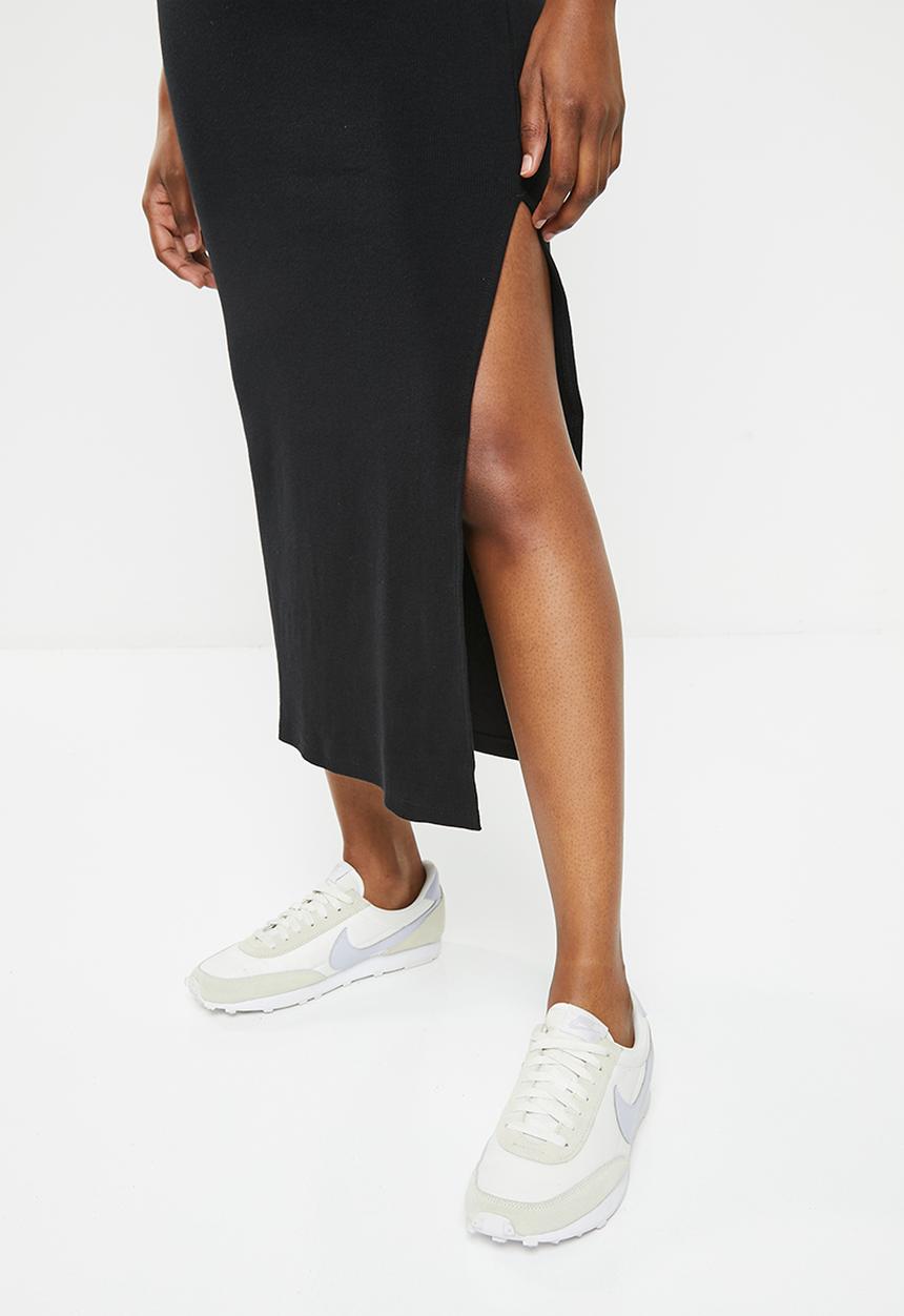 Cotton On - Maternity friendly rib knit maxi skirt - black 