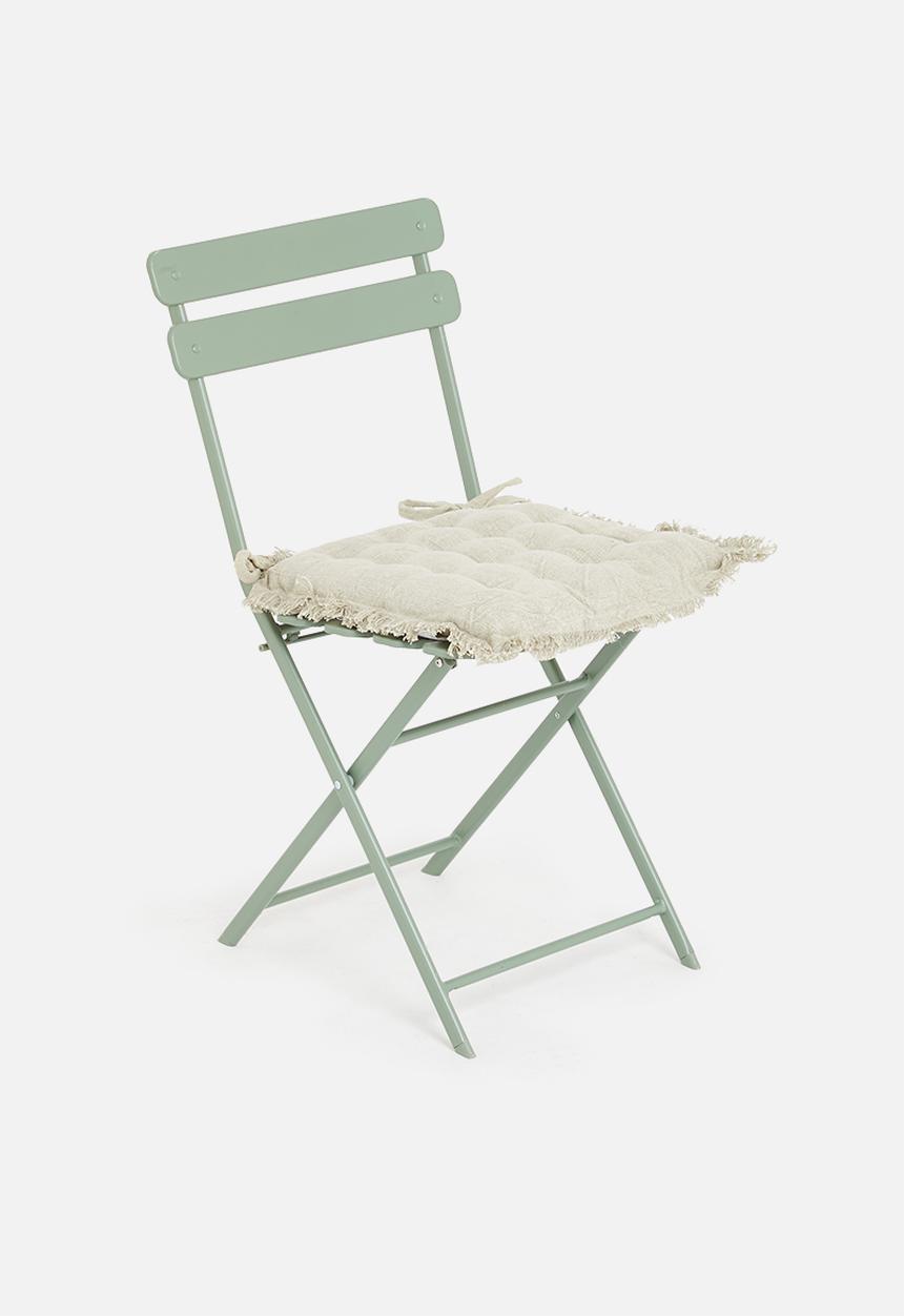 H&S - Outdoor seatpad set of 2 - stone