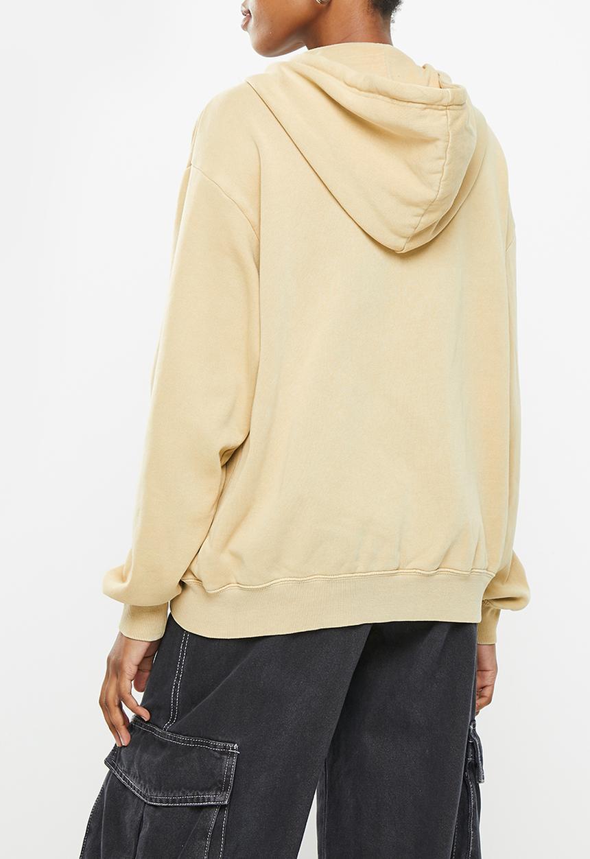 Cotton On - Maternity classic washed zip through - washed light sand
