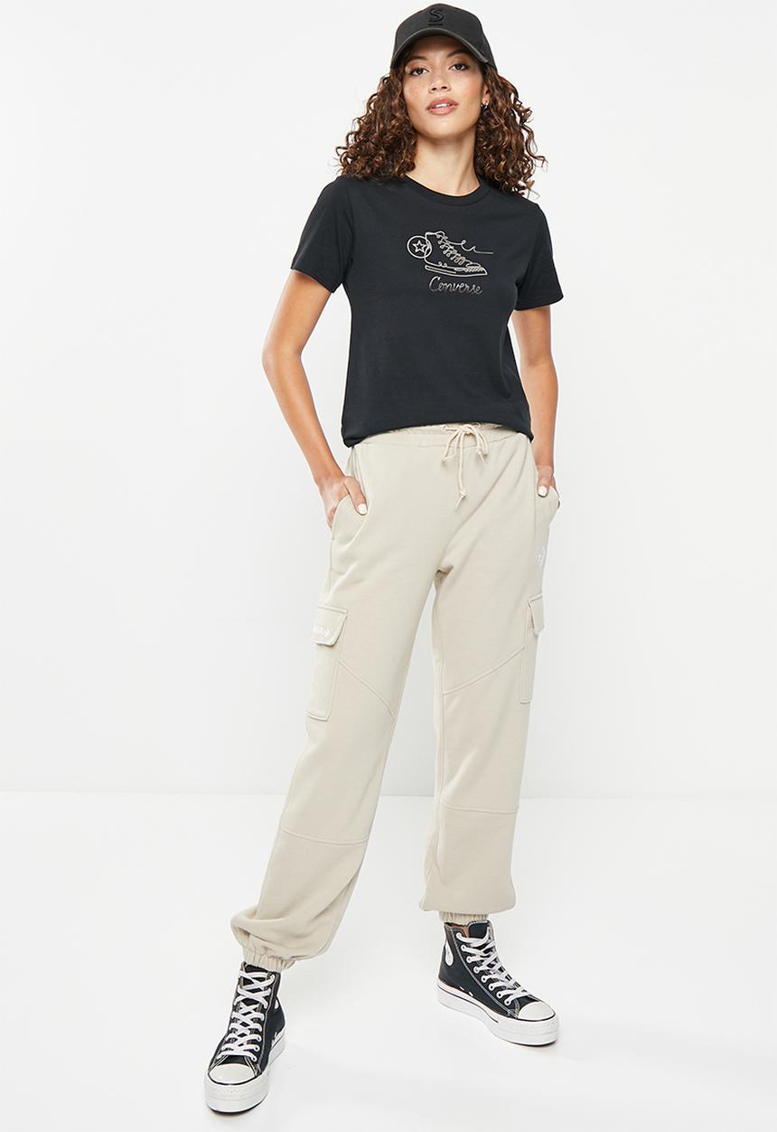 Converse - Seasonal sneaker inspo short sleeve tee - converse black
