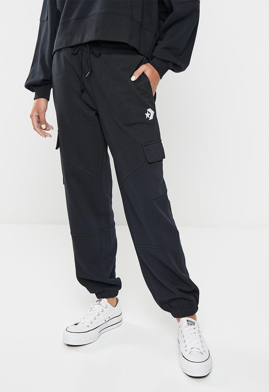 Converse - Fashion knit cargo jogger - converse black