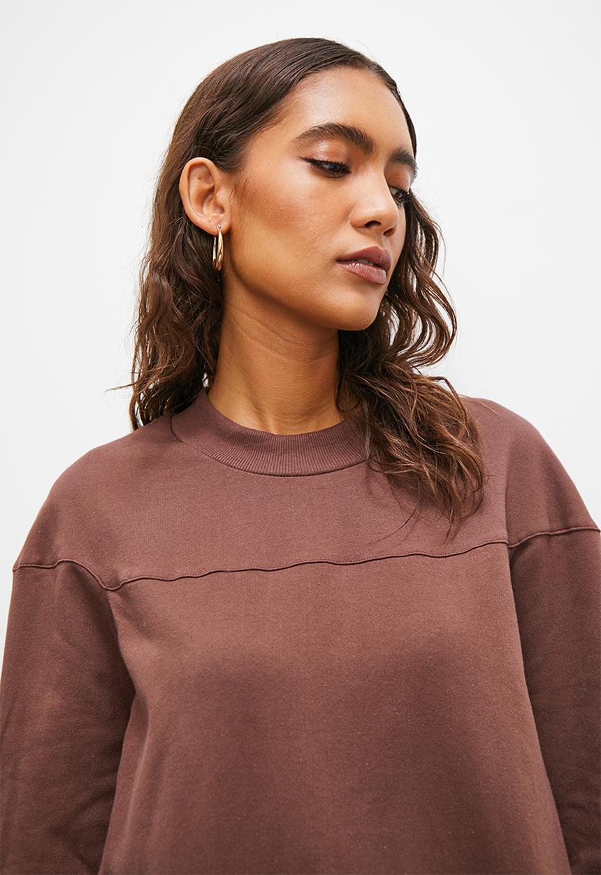 Superbalist - Sweat dress - chocolate