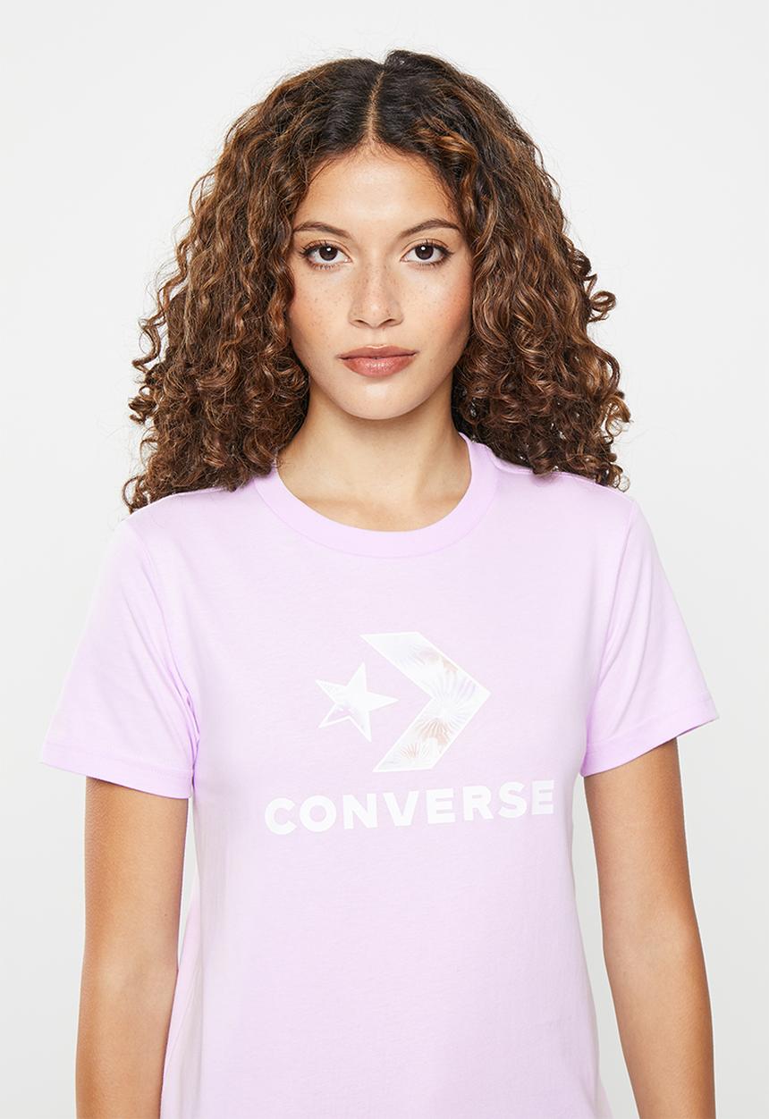 Converse - Seasonal star chevron short sleeve tee - vapor violet