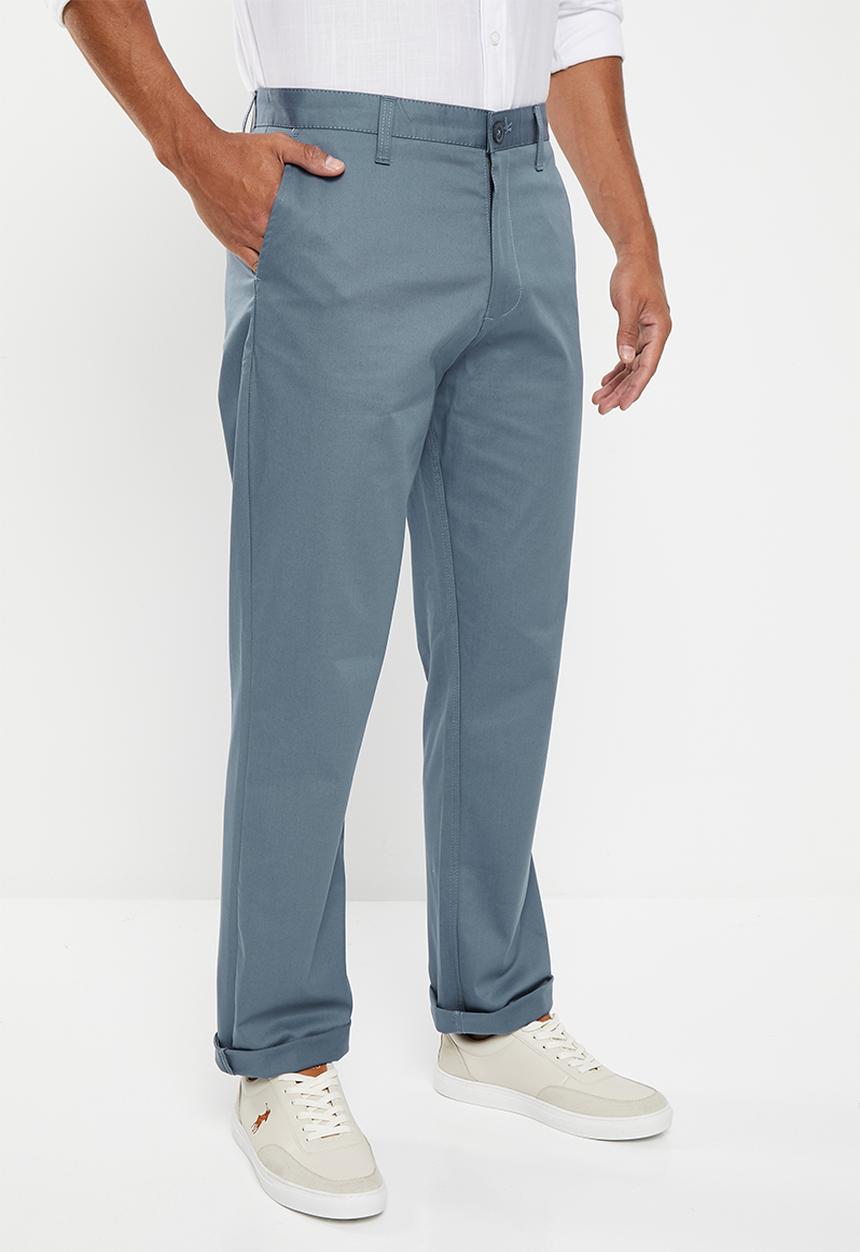 POLO - Men relaxed fit chino - blue