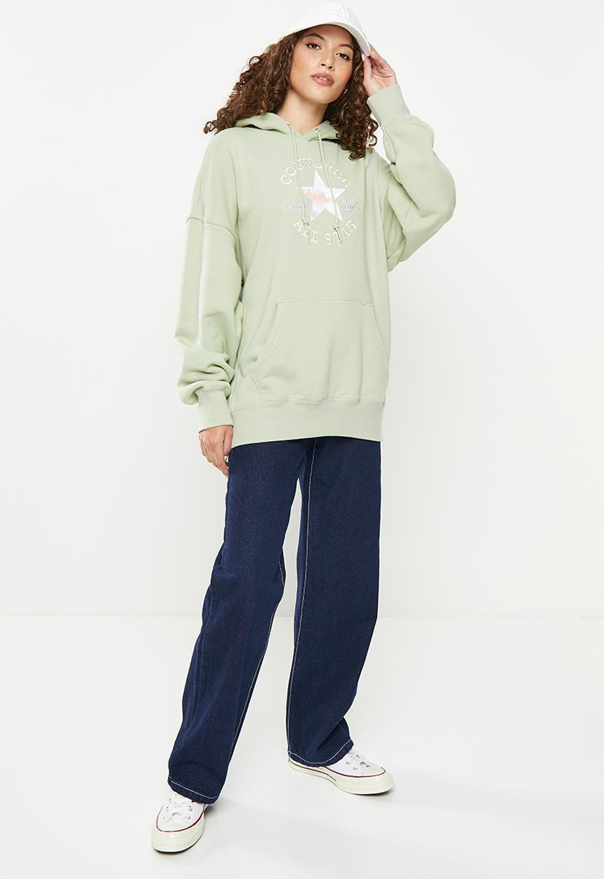 Converse - Chuck patch graphic os hoodie - summit sage