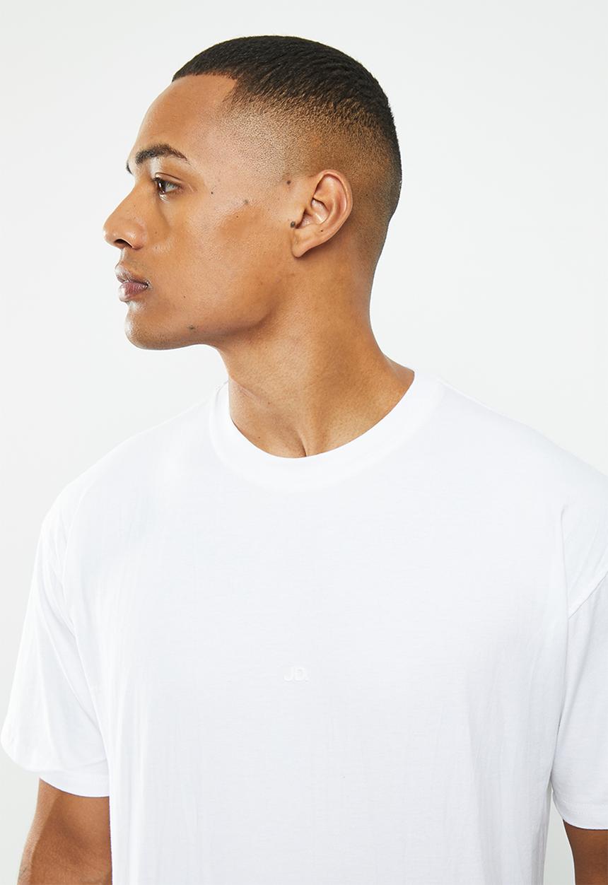 Jonathan D - Duke branded crew neck tshirt - white