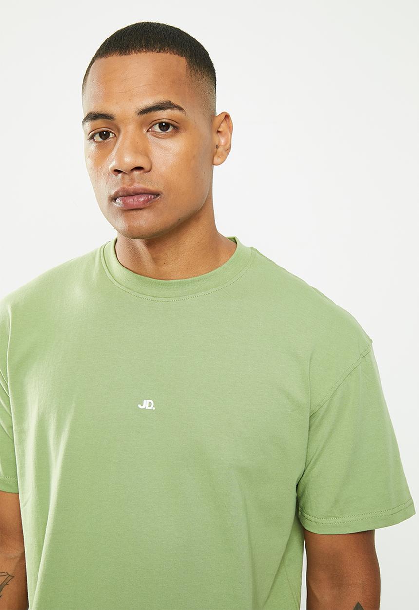 Jonathan D - Duke branded crew neck tshirt - jade