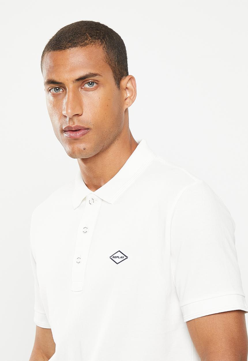 Replay - Replay polo - off white 